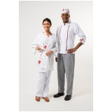 Calça Branca Uniforme Cozinha
