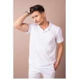 camisas polo uniforme branca Santo André